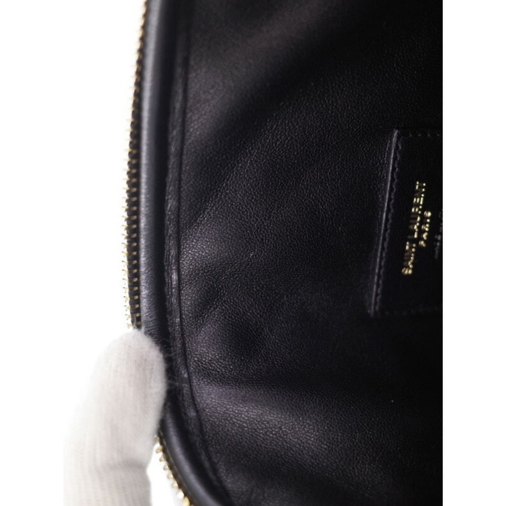 SAINT LAURENT Paris Saint Paris Gay Quilted Chain Clutch Shoulder Bag - Picture 6 of 9